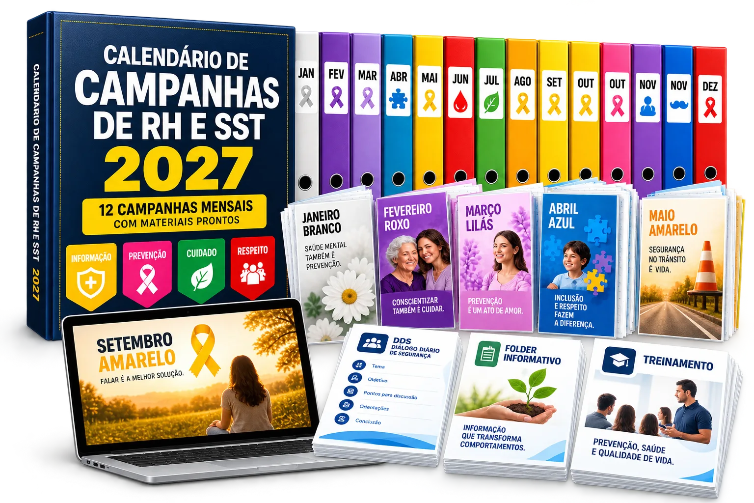 Mockup do Calendário Básico 2027