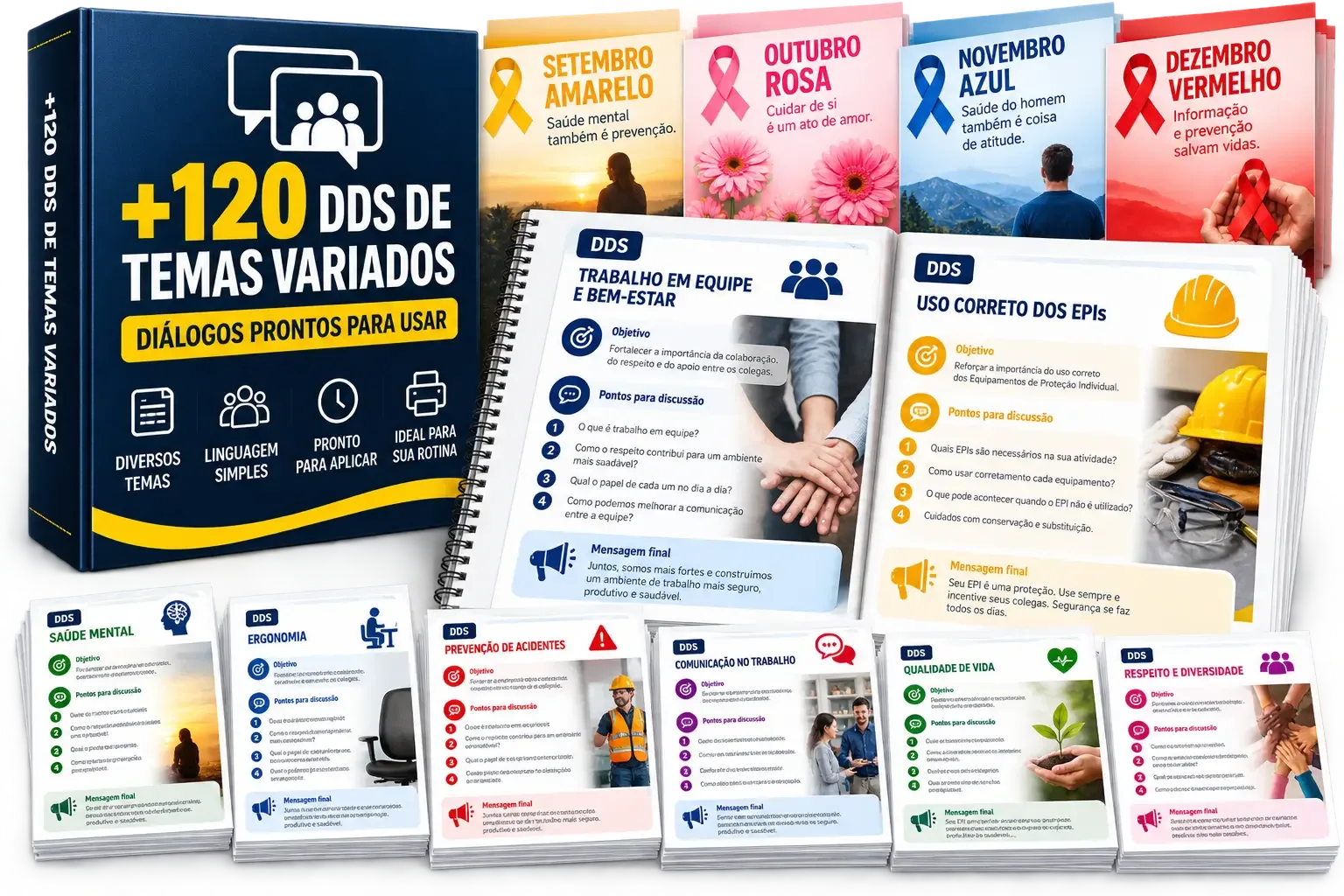 Mais de 120 DDS de Temas Variados