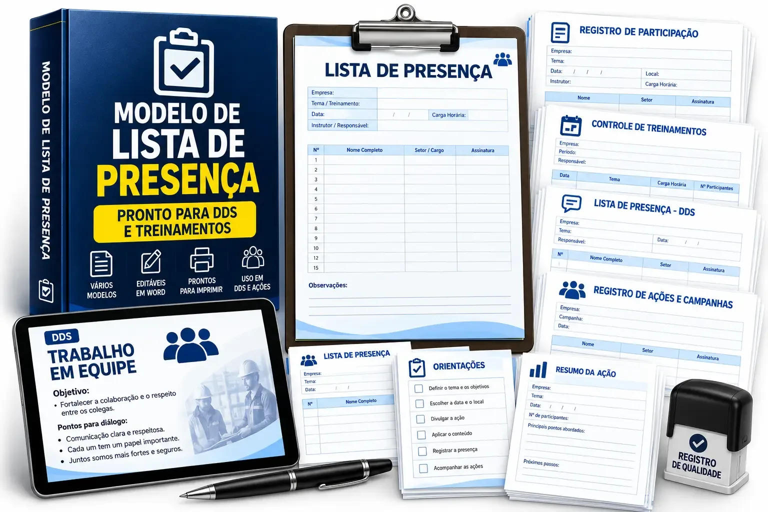 Modelo de Lista de Presença